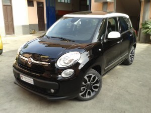 Fiat 500l lounge Nera tetto Bianco tetto apribile crescenzoautomobili (2)