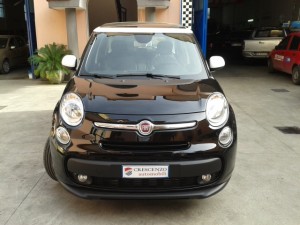 Fiat 500l lounge Nera tetto Bianco tetto apribile crescenzoautomobili (3)