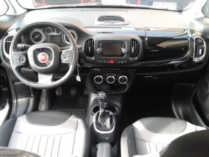 Fiat 500l lounge Nera tetto Bianco tetto apribile crescenzoautomobili (4)