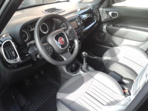 Fiat 500l lounge Nera tetto Bianco tetto apribile crescenzoautomobili (5)