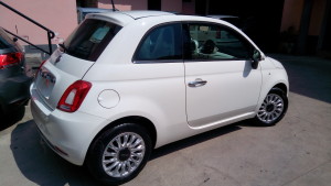 Fiat 500 lounge bianca (6)