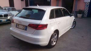 Audi A3 Sportback bianca (5)